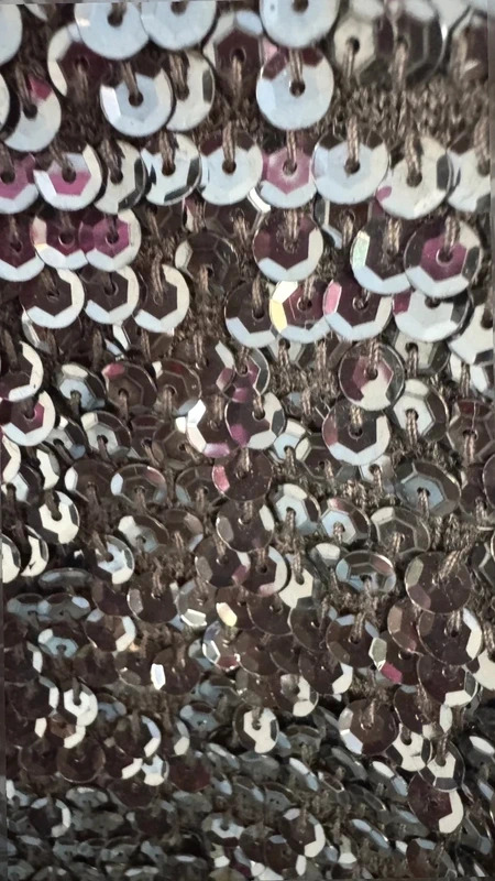 LK Bennett Gunmetal Sequin Wool Evening Silk Jacket UK 12 Medium Party Glam - Image 3