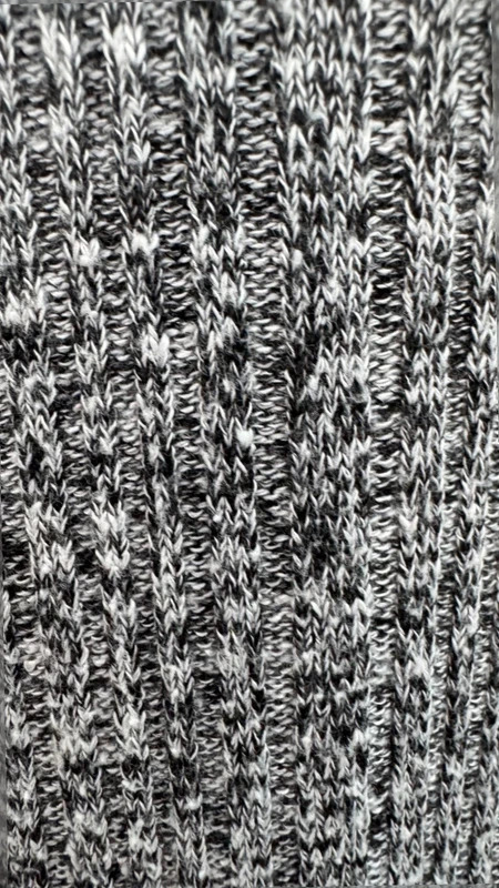 M&S Collection Grey Marl Ribbed Cold Shoulder Knit Top UK 8 Cut Out Sleeve - Image 5