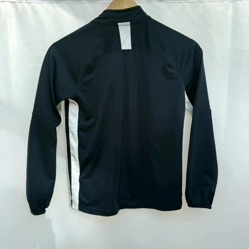 Nike Dri-Fit Navy White Full Zip Track Top Junior M / Age 10–12 Embroidered Swoosh - Image 6