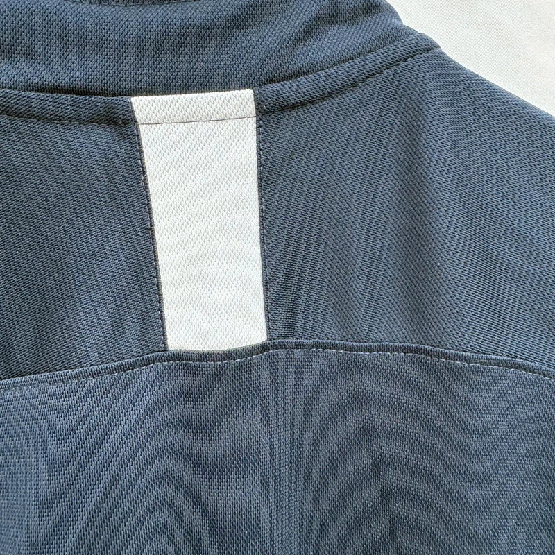 Nike Dri-Fit Navy White Full Zip Track Top Junior M / Age 10–12 Embroidered Swoosh - Image 7