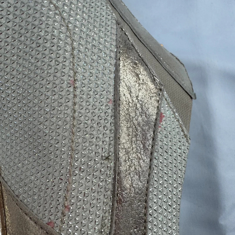 Carl Scarpa Champagne Gold Wedge Trainers Front Zip Lightweight Fabric EU 39 / UK 6 - Image 11