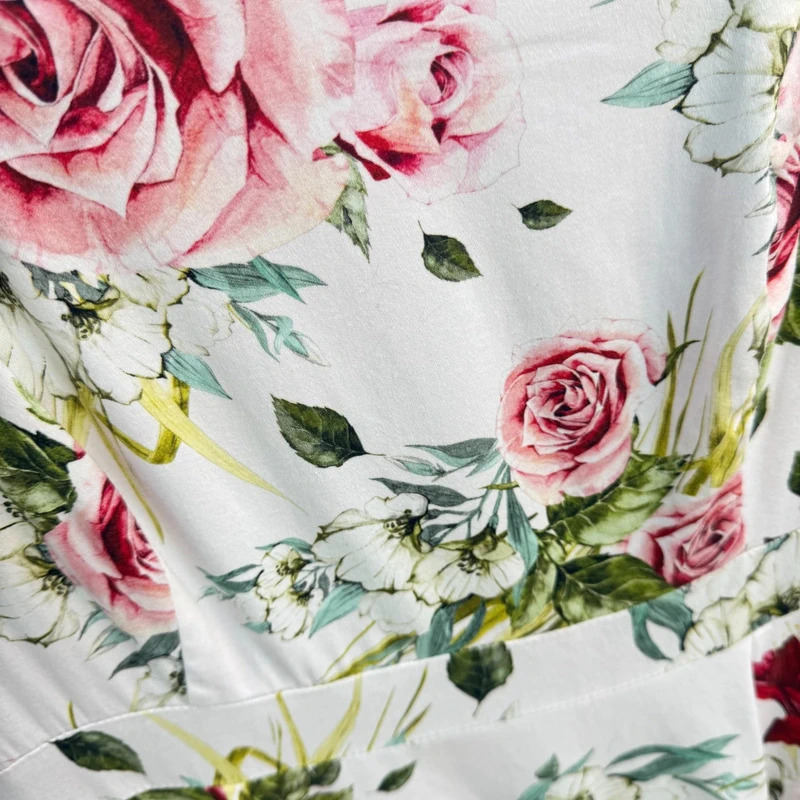 Hearts & Roses London Carole Floral Swing Dress Retro 50s Sweetheart Neck UK 14 RRP £75 - Image 3