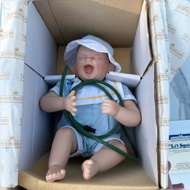 Ashton-Drake Li'l Squirt Doll Box COA Barry-Hippensteel Kathy 1993 Vintage
