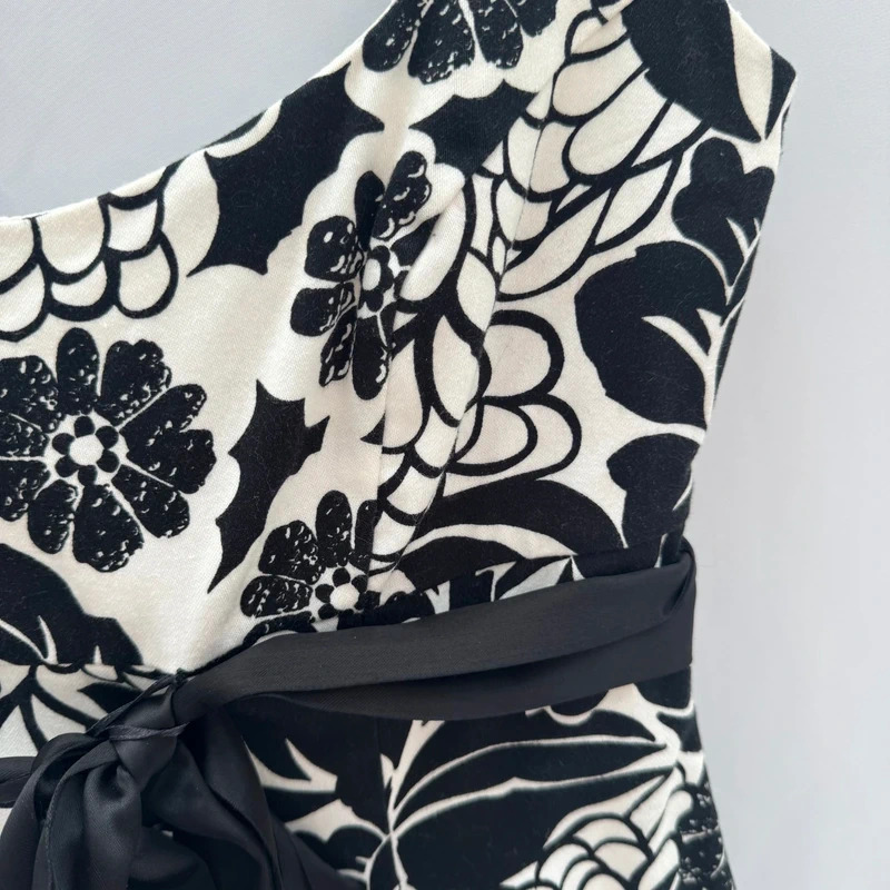 Debut Debenhams Y2K Black White Cocktail Party Dress UK Occasion UK8 UK10 000s - Image 2