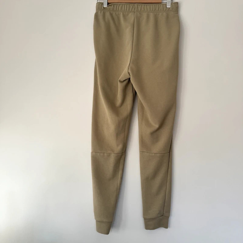 Nike Dri-Fit Khaki Joggers | Size S | Tapered Cuffed Track Pants - Image 5