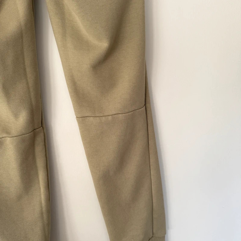 Nike Dri-Fit Khaki Joggers | Size S | Tapered Cuffed Track Pants - Image 6