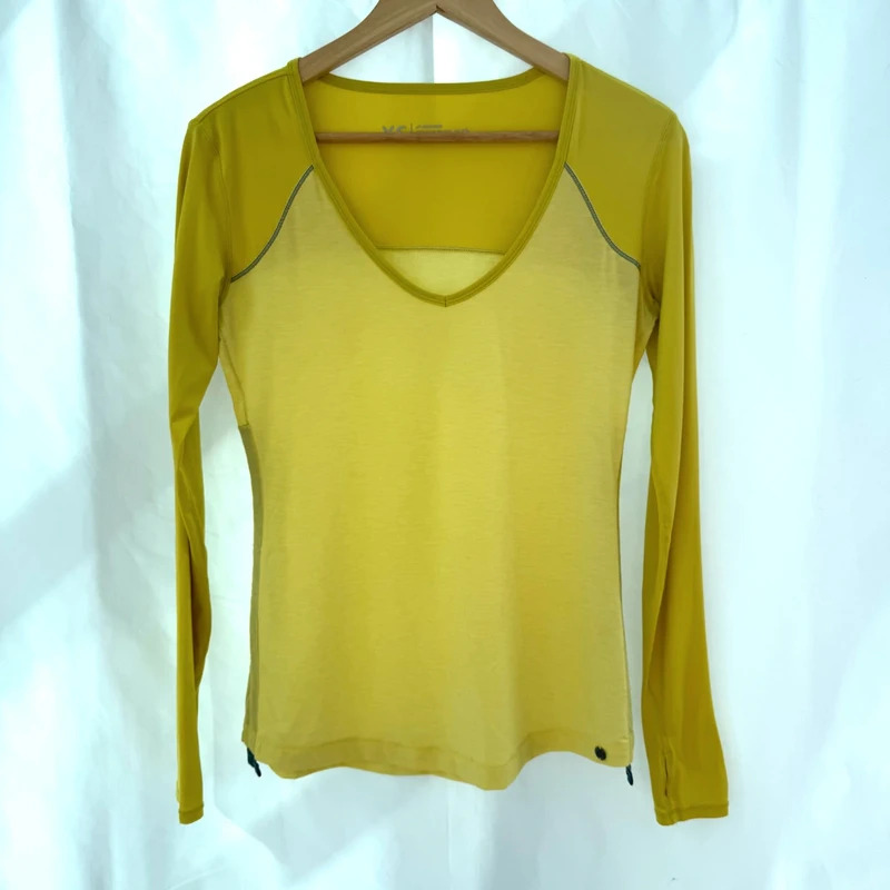 Brooks PureProject Long Sleeve Running Top Bright Yellow Size XS UK 6–8 Activewear