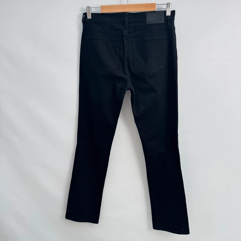 Lauren Jeans Co Ralph Lauren Classic Straight Black Jeans US 4 / UK 8 Mid Rise - Image 2