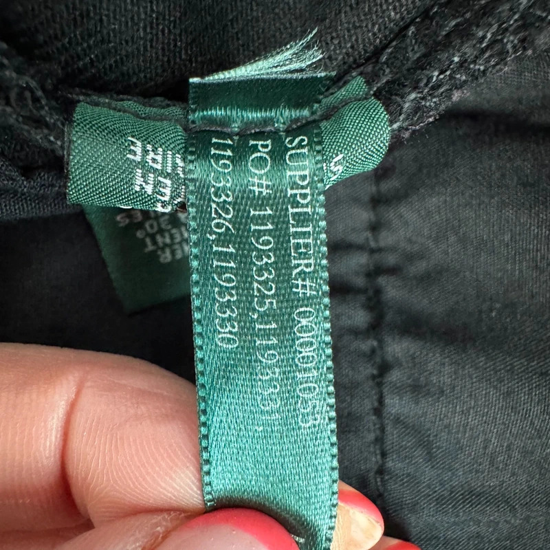 Lauren Jeans Co Ralph Lauren Classic Straight Black Jeans US 4 / UK 8 Mid Rise - Image 10