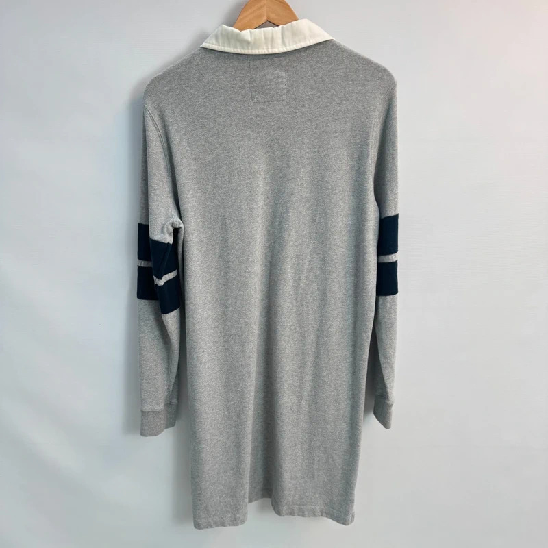 Superdry Webb Rugby Long Sleeve Polo Dress - Size 12 - Image 6