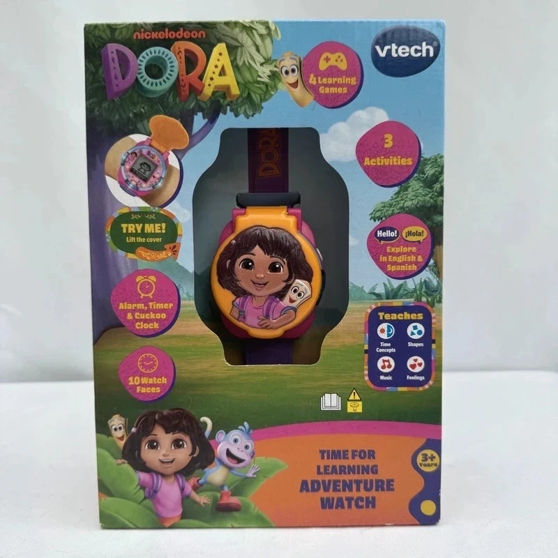 VTech Dora the Explorer Time For Learning Adventure Watch Brand New Boxed