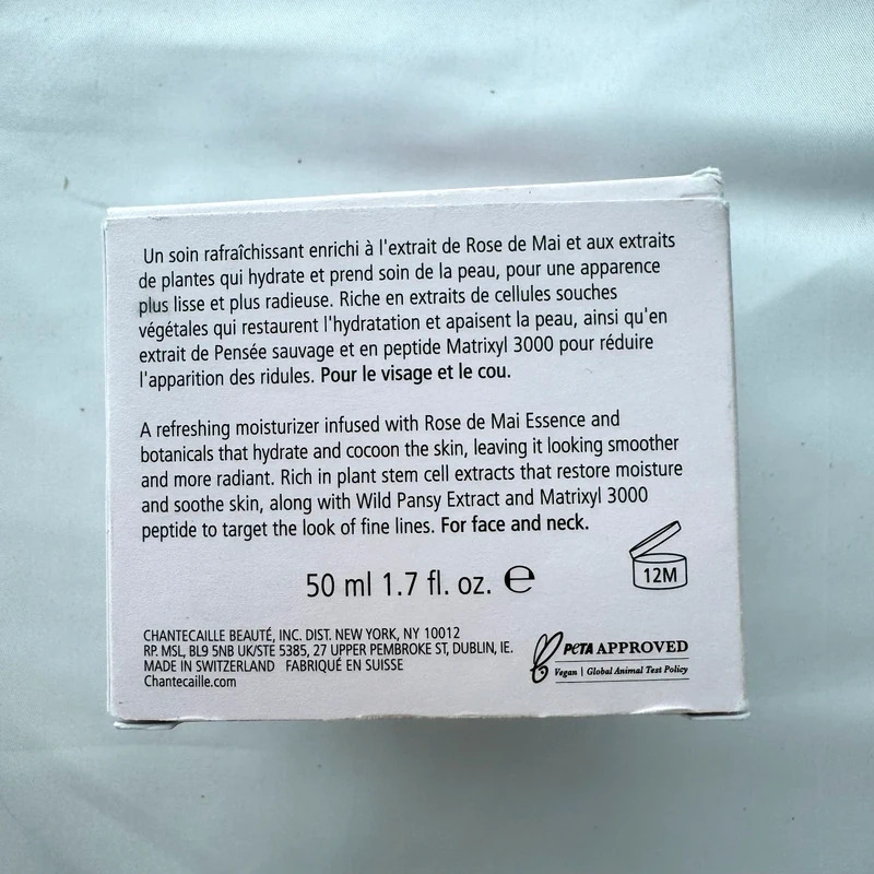 Chantecaille Rose de Mai Cream 50ml Luxury Vegan Moisturiser Boxed - Image 4