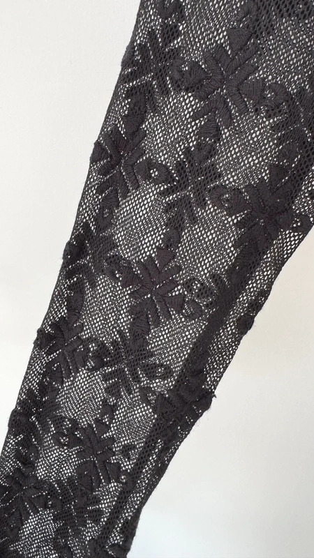 Isabel Marant Pour H&M Black Lace Mini Dress Long Sleeve UK 6 Designer - Image 3