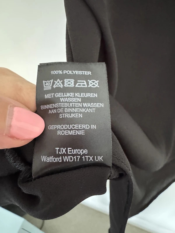Paraphrase Black Sleeveless Wrap Blouse Size UK 10 EU 36 Smart V Neck Office Top - Image 6