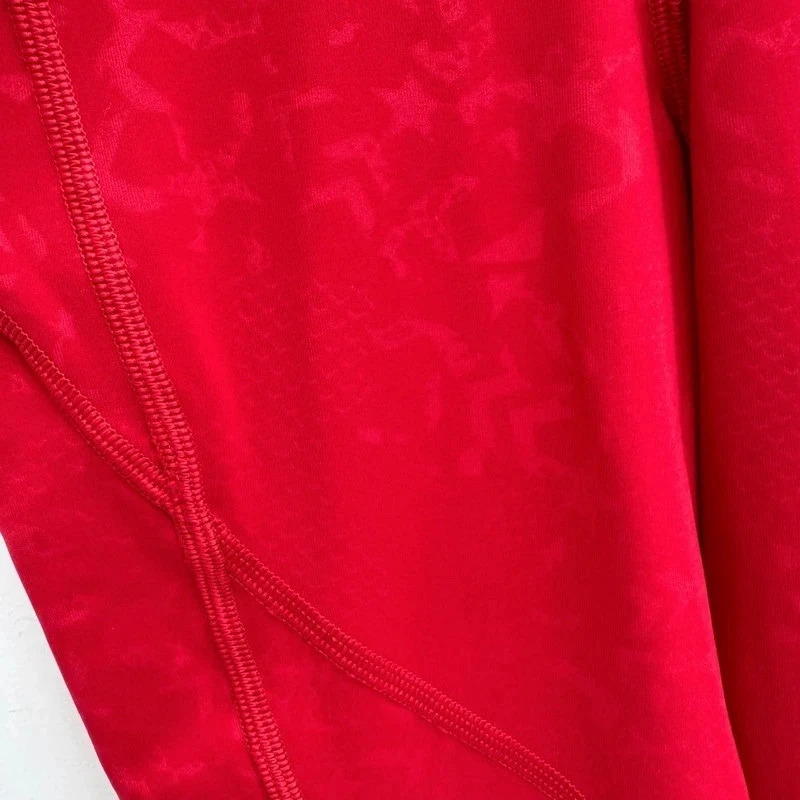 Lululemon x Barry's Bootcamp Red High-Rise Leggings US Size 2 / UK 6 Limited Edition - Image 4