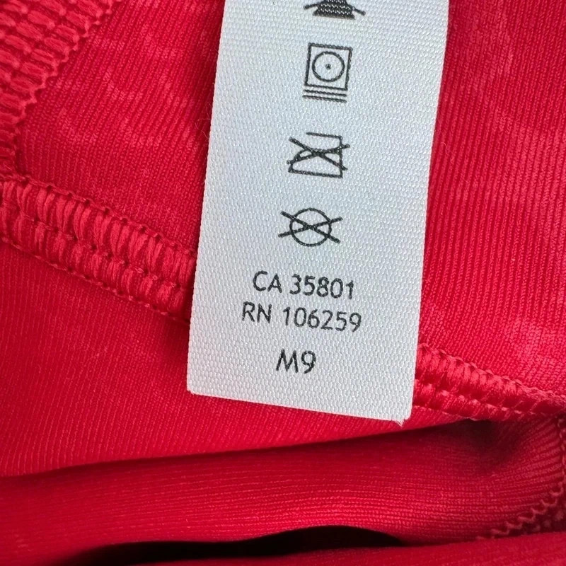 Lululemon x Barry's Bootcamp Red High-Rise Leggings US Size 2 / UK 6 Limited Edition - Image 10