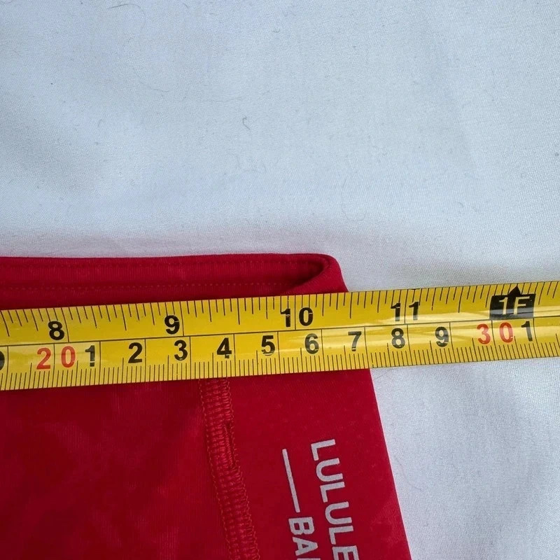 Lululemon x Barry's Bootcamp Red High-Rise Leggings US Size 2 / UK 6 Limited Edition - Image 11