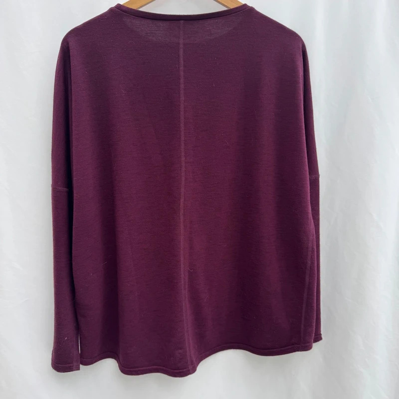North Ridge Burgundy Long Sleeve Top UK 10 Relaxed Fit 12 14 16 - Image 5