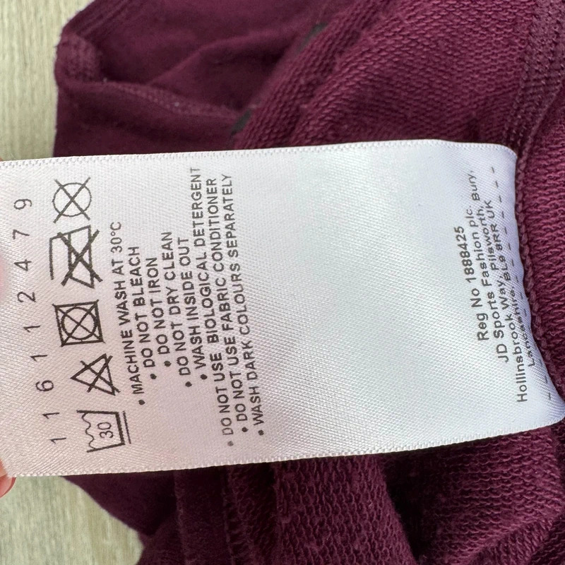 North Ridge Burgundy Long Sleeve Top UK 10 Relaxed Fit 12 14 16 - Image 9
