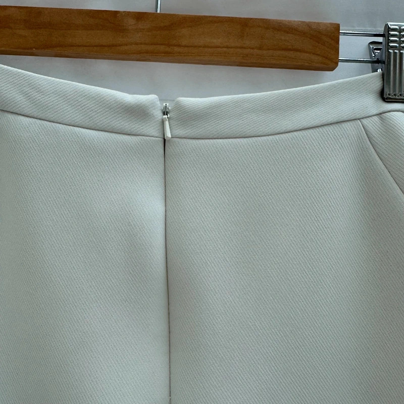 Reiss Myla Skirt Cream Ivory Tailored Pencil Knee Length Lined UK 6 EU 34 - Image 5