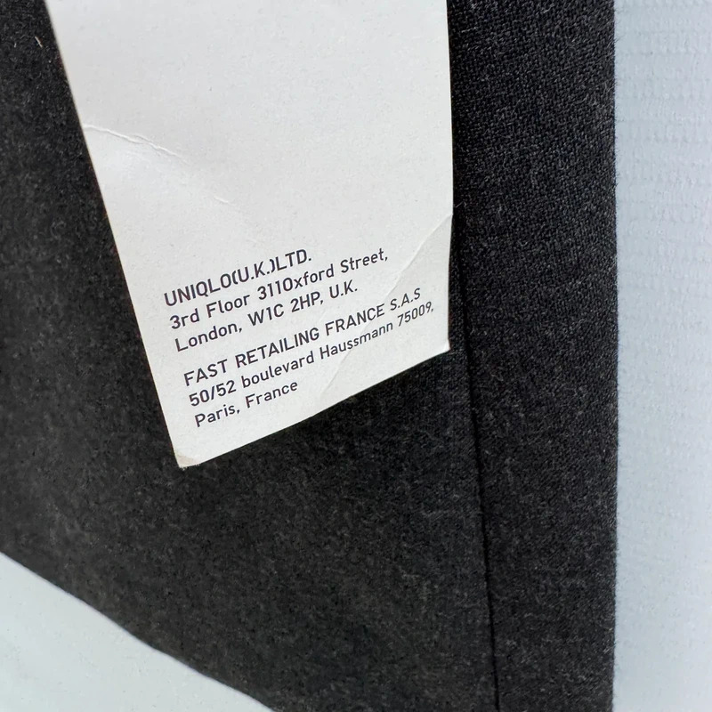 Uniqlo Dark Grey Stretch Mini Skirt UK 10 New with Tags - Image 4