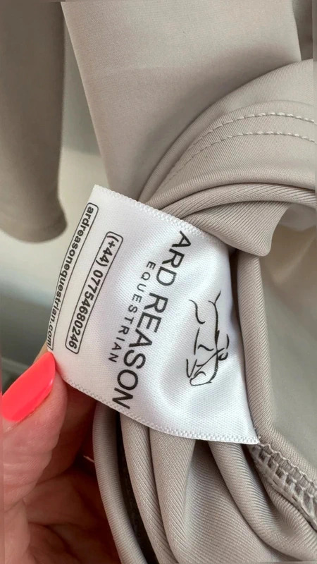 Ard Reason Equestrian Grey 1/4 Zip Riding Base Layer Size M (UK12) New Rose Gold - Image 9