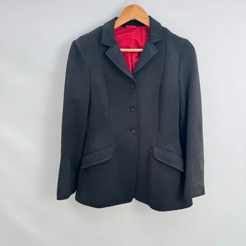 Vintage Saddle Master Harris Meyer Black Riding Jacket UK 10–12 Made in England