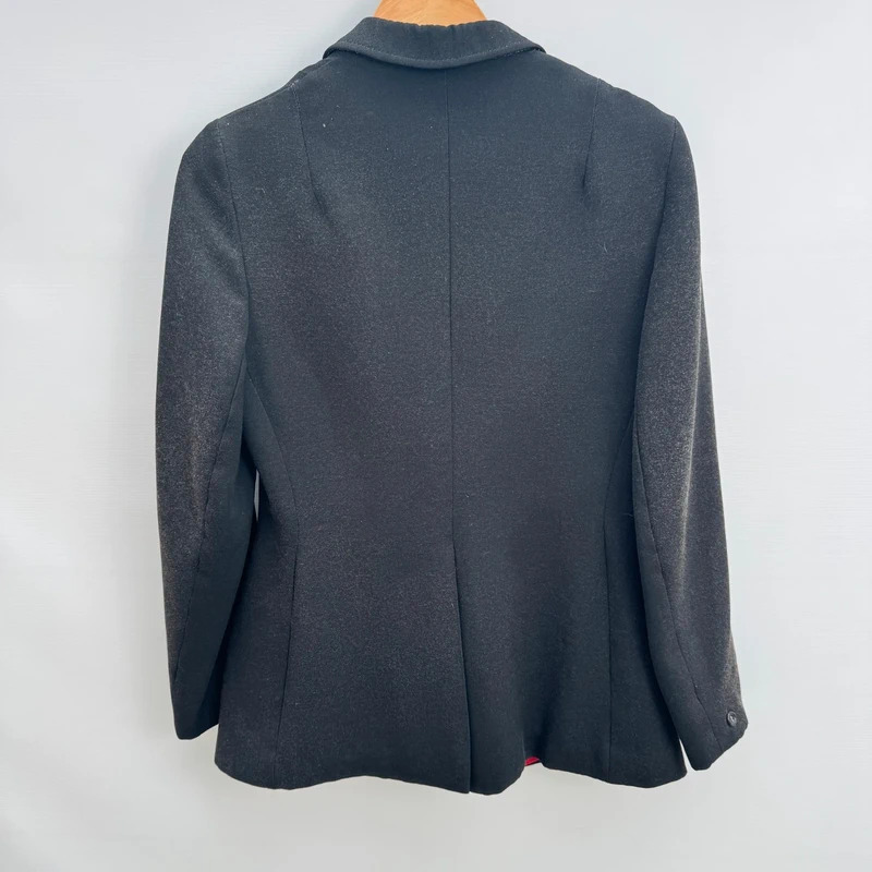 Vintage Saddle Master Harris Meyer Black Riding Jacket UK 10–12 Made in England - Image 2