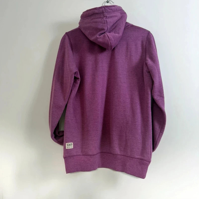 SoulCal & Co Purple Marl Hoodie UK 14 California Graphic hooded Sweatshirt - Image 5