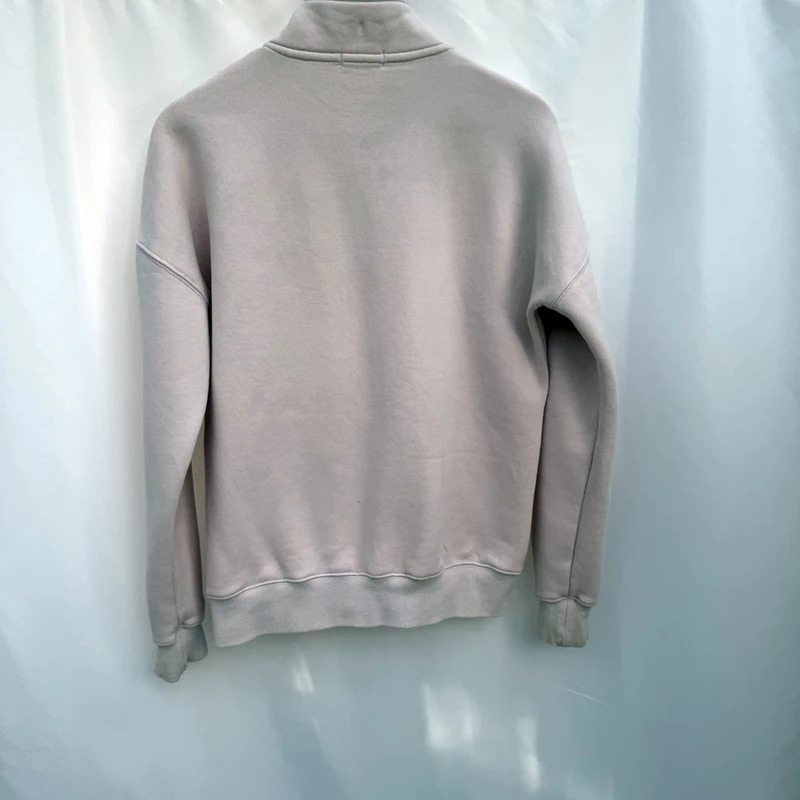 Mochara Equestrian Blush Pink Quarter Zip Sweatshirt Size L / UK 12–14 - Image 8