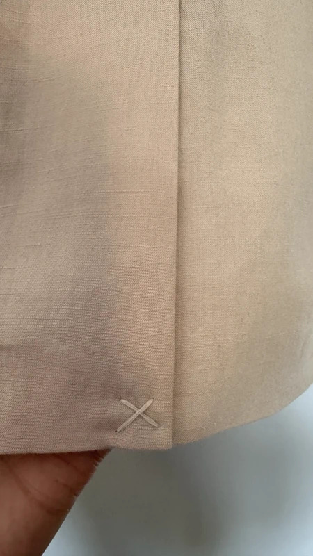 Kley Viscose Linen Blend Beige Tailored Blazer Jacket UK14 Debenhams - Image 9