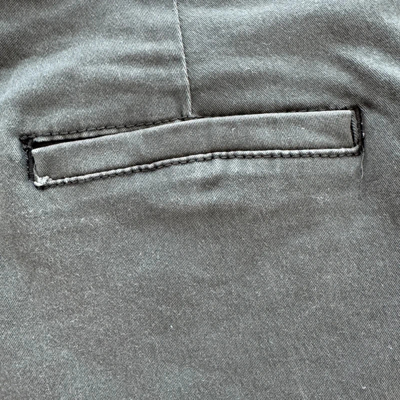 Love Jeans Khaki Green Chino Bermuda Shorts UK 10 Stretch Cotton Turn Up - Image 7