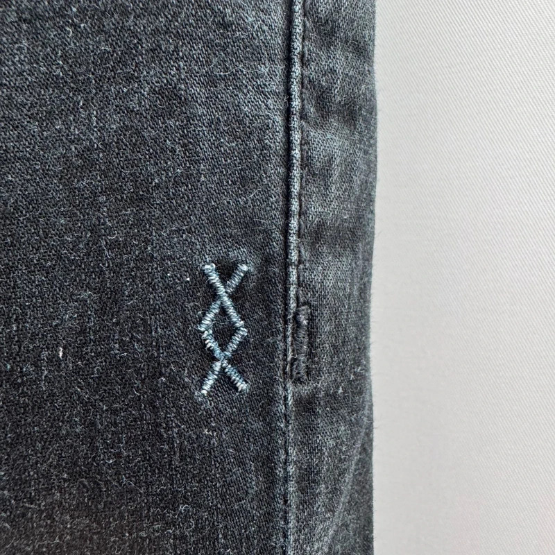 Genetic Denim Black Stretch Skinny Jeans Size 25 UK 6 Charcoal Designer Denim Y2K - Image 4