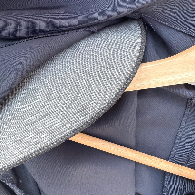 Godske Danish Design Navy Longline Blazer Frog Closure Vintage UK 18 - Image 12