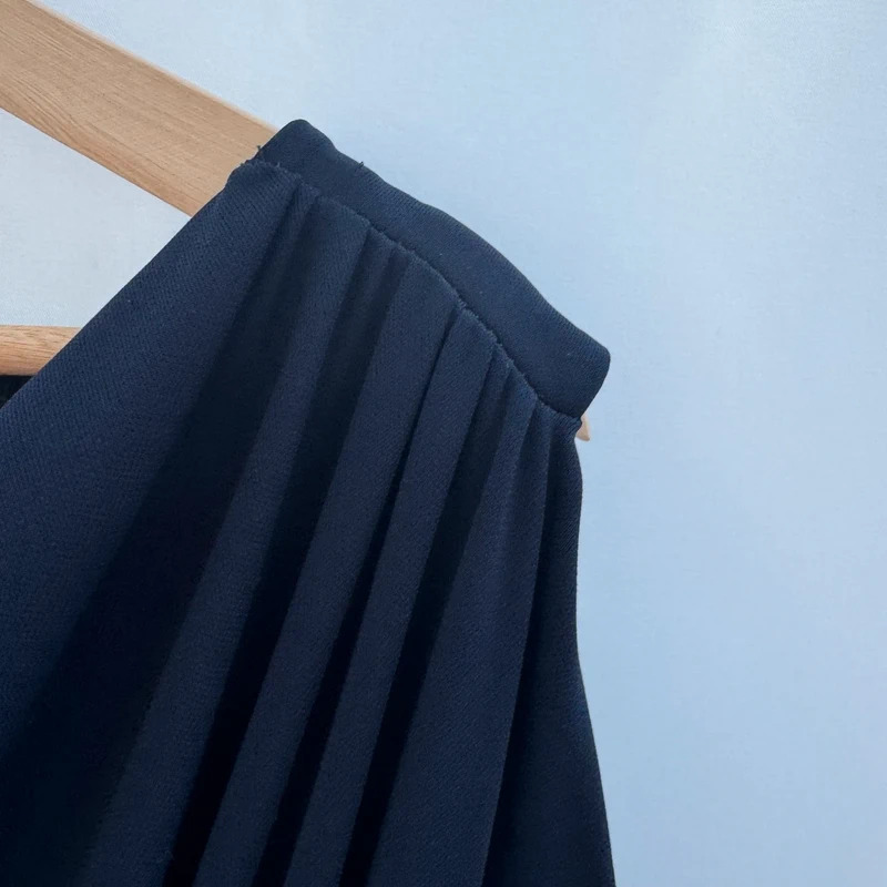 Fifilles Paris Navy Cowl Neck Belted Jumpsuit Pockets M UK 12-14 - Image 7