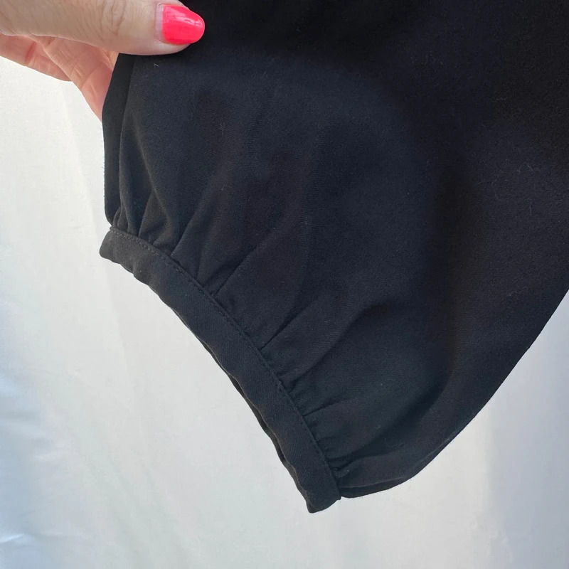 Betty Jackson Studio Black Tunic Dress Size 16 Smart Office Shift Minimalist UK - Image 3