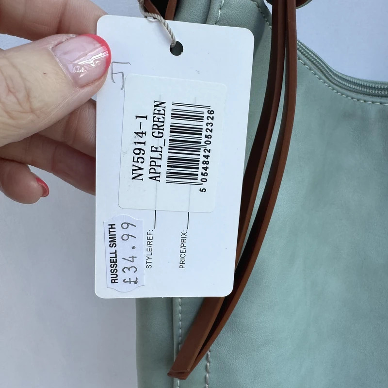 David Jones Paris Apple Green Faux Leather Shoulder Bag BNWT - Image 2