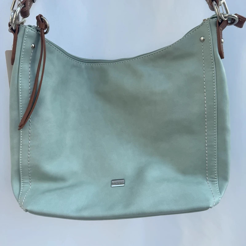 David Jones Paris Apple Green Faux Leather Shoulder Bag BNWT - Image 4
