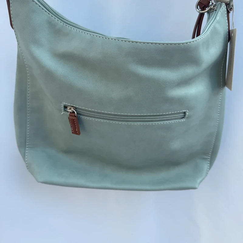 David Jones Paris Apple Green Faux Leather Shoulder Bag BNWT - Image 6