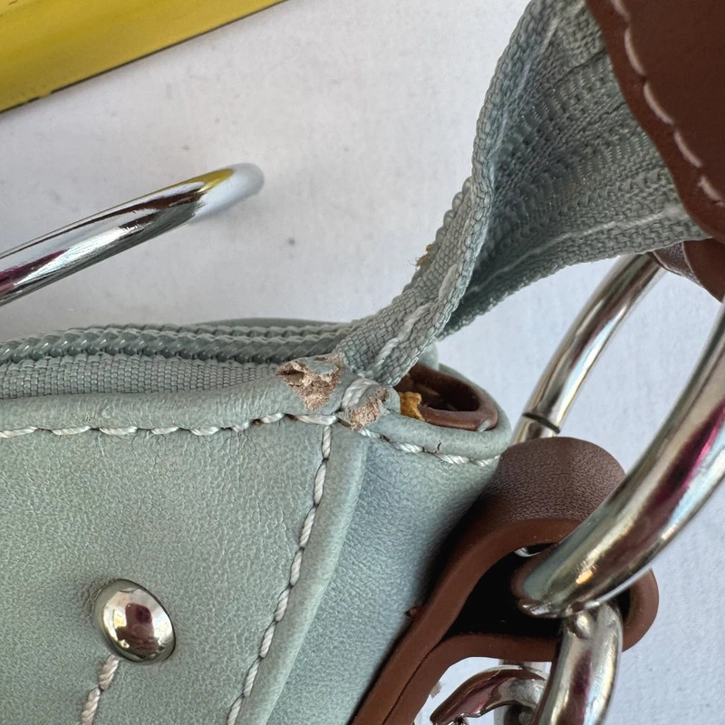 David Jones Paris Apple Green Faux Leather Shoulder Bag BNWT - Image 10