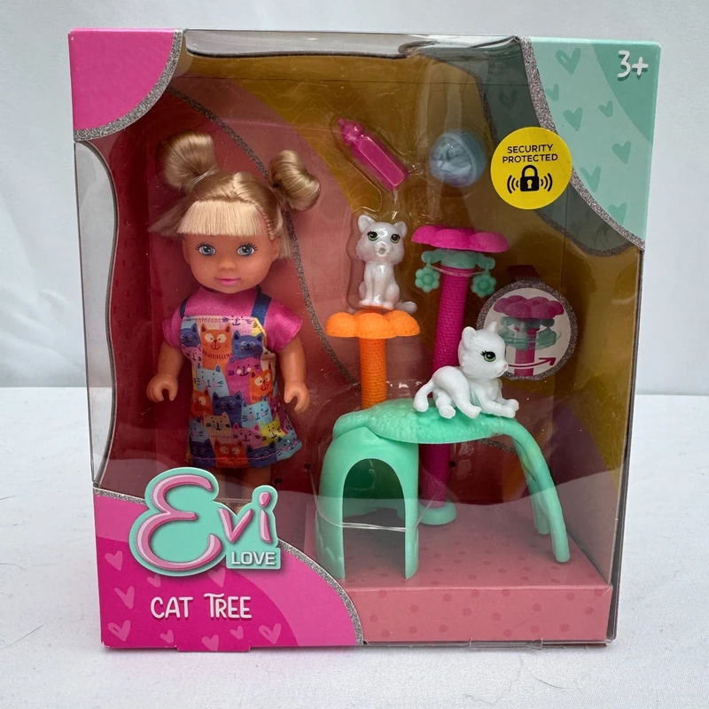 Evi Love Cat Tree Play Set - Doll, Cat Tree & Kittens - Simba Toys New Boxed
