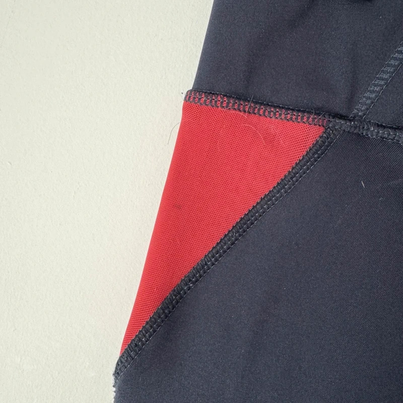 Chillout Horsewear Navy Red Riding Tights Silicone Knee Grip XL Phone Pocket - Image 9