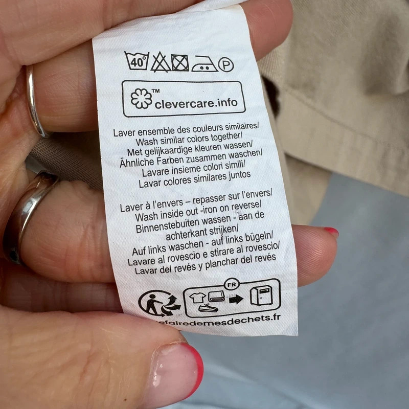 Damart Beige Utility Safari Field Jacket Size UK 14 Cotton-Blend - Image 11