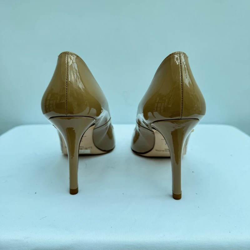 L.K.Bennett Scruple Nude Patent Peep-Toe Heels UK 6 EU 39 BNWT rrp £165 - Image 7