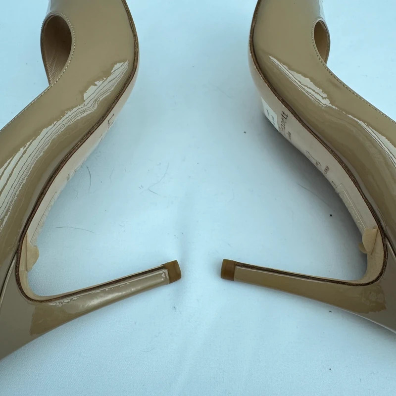L.K.Bennett Scruple Nude Patent Peep-Toe Heels UK 6 EU 39 BNWT rrp £165 - Image 9