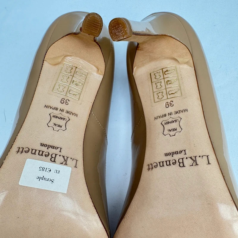 L.K.Bennett Scruple Nude Patent Peep-Toe Heels UK 6 EU 39 BNWT rrp £165 - Image 11