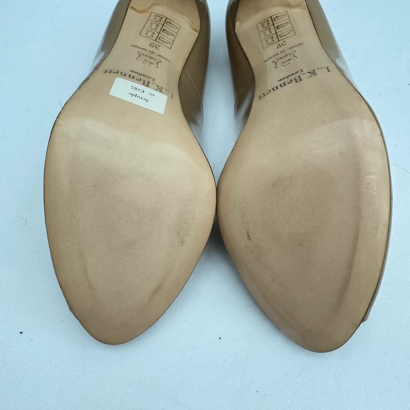 L.K.Bennett Scruple Nude Patent Peep-Toe Heels UK 6 EU 39 BNWT rrp £165 - Image 12