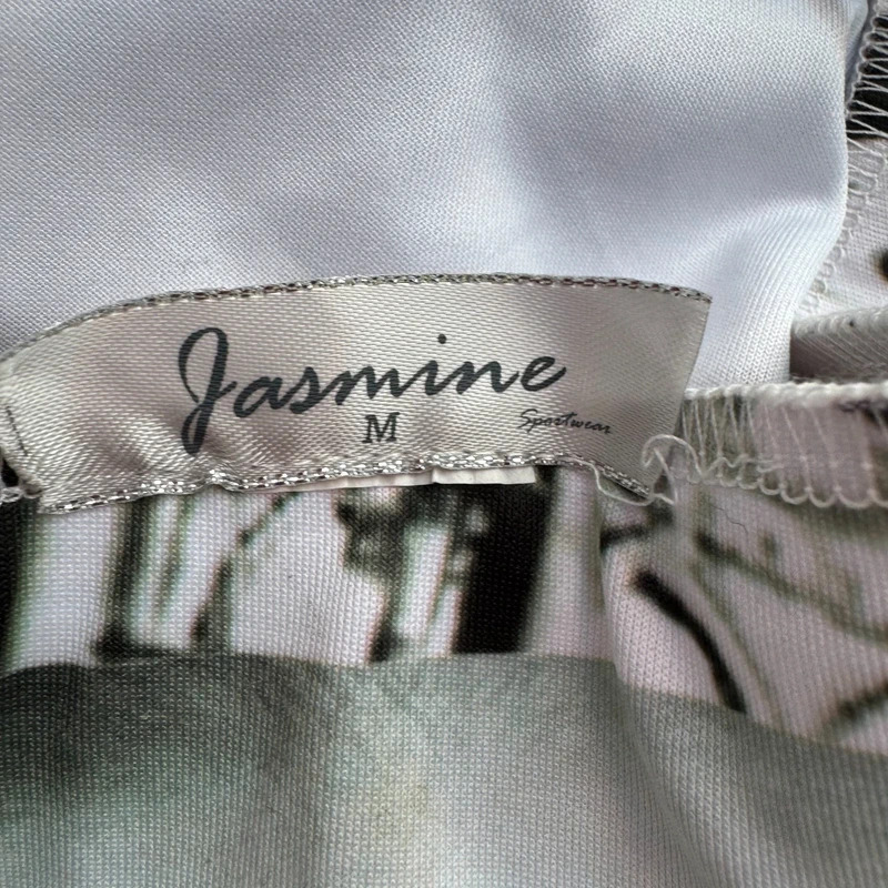Jasmine Milano Magazine Print Mini Skirt Asymmetrical Hem UK 10–12 Medium - Image 3