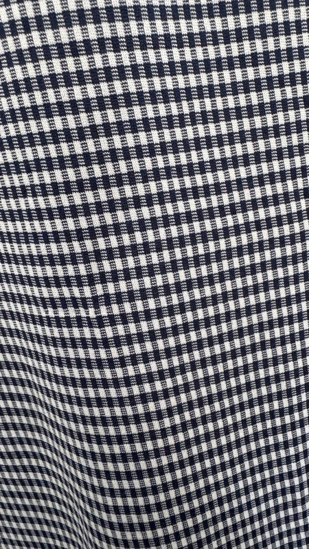 Lindy Bop Sabina Navy Gingham Tie Shoulder Midi Wiggle Dress UK 16 BNWT - Image 3