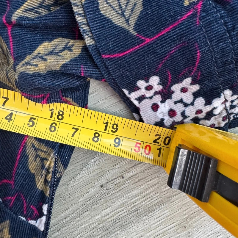 Seasalt Cornwall High Key Needlecord Dress UK 12 Navy Floral Pockets Lined - Image 13